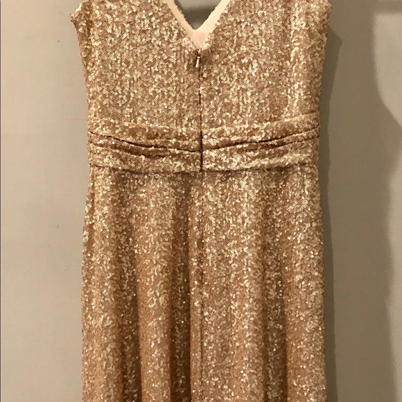 Sorella Vita Gold Sequin Bridesmaid Dress - Picture 8 of 8